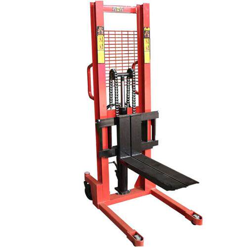 手动液压叉车升高车堆高车吨吨吨手推升降装卸叉车搬运装卸车升降