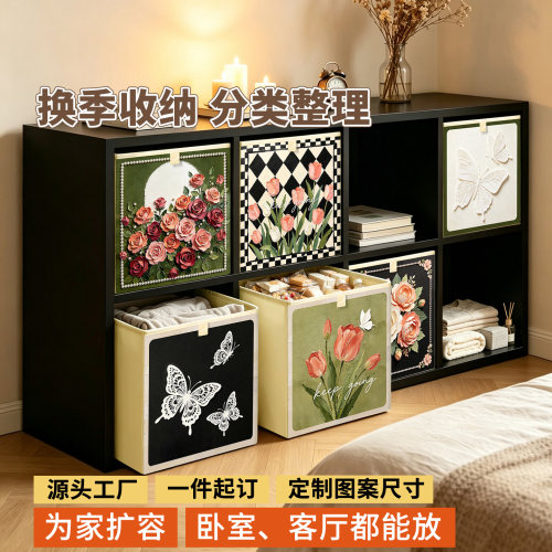 定制个性创意收纳箱加厚一筐多用