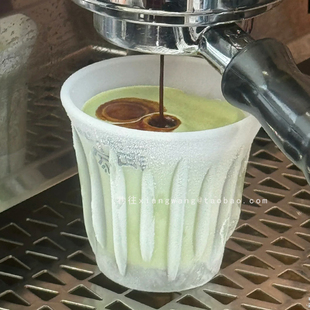 可冷冻玻璃杯dirty咖啡杯拿铁杯冰博客杯冰杯意式浓缩杯冰美式杯