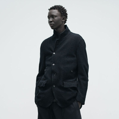 ATTEMPT AW25 缩绒立领西装