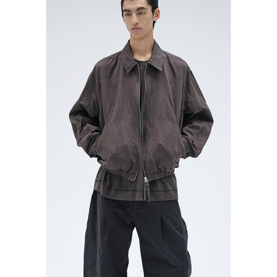 ATTEMPT SS26 打褶拉链夹克