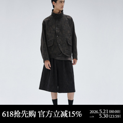 ATTEMPTSS26结构阔腿短裤