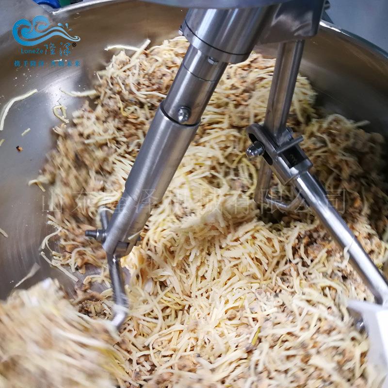 大中房炒菜机 食堂咸菜丝设备型肉制品加工设备
