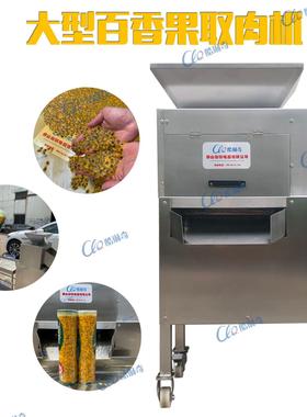 东厂家大型百香果浆汁机广西鸡蛋果去NQL皮挖肉机云南鸡蛋榨果机