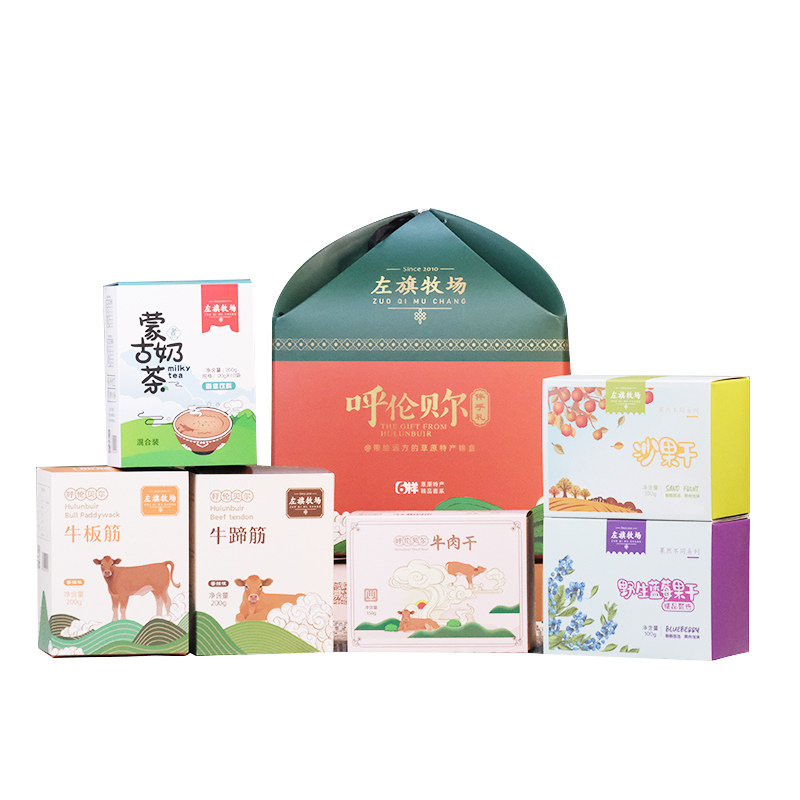 【左旗牧场】呼伦贝尔伴手礼草原特产礼盒旅游礼品纪念品包邮到家 - 实物图