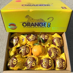 绿之源果乐多金钱豹春见粑粑柑7斤礼盒装好新鲜水果四川特产包邮