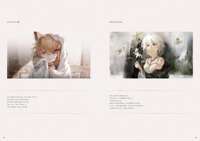 Pre-sale of imported Japanese watercolor mobile game Art collection Memento Mori メメ トモリ トモリ Official Art Book thumbnail 2
