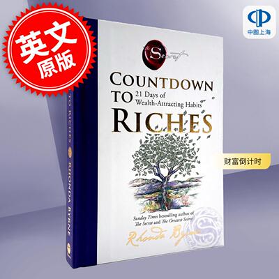 预售 财富倒计时：21天招财习惯养成计划 Rhonda Byrne 秘密作者 英文原版 Countdown to Riches: 21 Days of Wealth-Attracting H