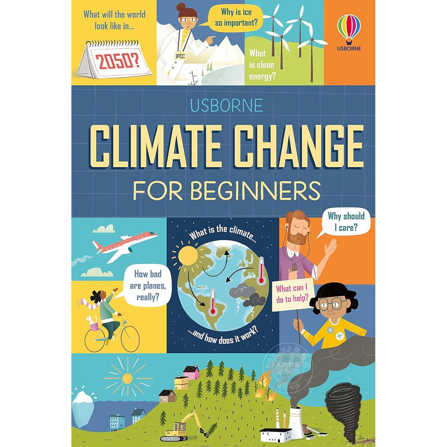 气候危机初学者指南 科普读物 Usborne出版社 Andy Prentice 英文原版 Climate Crisis for Beginners 10-13岁