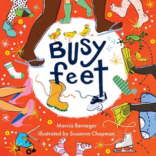 英文原版 儿童绘本故事书 Busy Feet Berneger 忙碌 Marcia 双脚