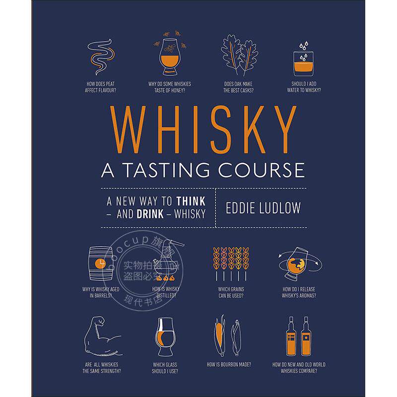 威士忌品酒课程 餐饮指南 DK生活酒类科普百科读物书 英文原版 Whisky A Tasting Course