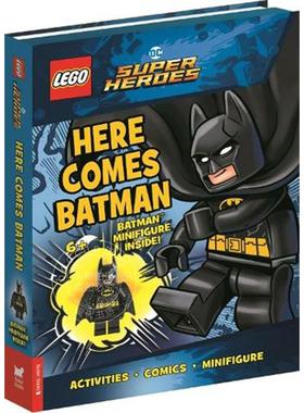 现货 乐高 DC 超级英雄：蝙蝠侠来了 蝙蝠侠小人 英文原版 LEGO DC Super Heroes: Here Comes Batman 7-9岁