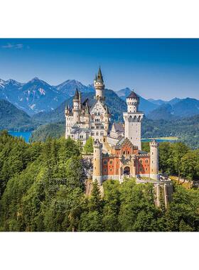 新天鹅堡 1000片拼图 文创周边 Peter Pauper Press 英文原版 Puzzle Neuschwanstein Castle