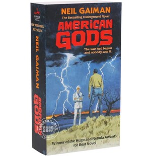预售 美国众神 十周年纪念版 英文原版 American Gods 小说 Neil Gaiman 尼尔·盖曼