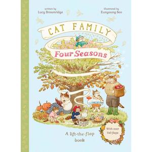 预售 猫咪家族的四季 儿童绘本故事书 Lucy Brownridge 英文原版 Cat Family Four Seasons 3-5岁