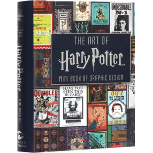 现货 哈利波特艺术画册 设计平面艺术迷你书 英文原版 Art of Harry Potter: Mini Book of Graphic Design
