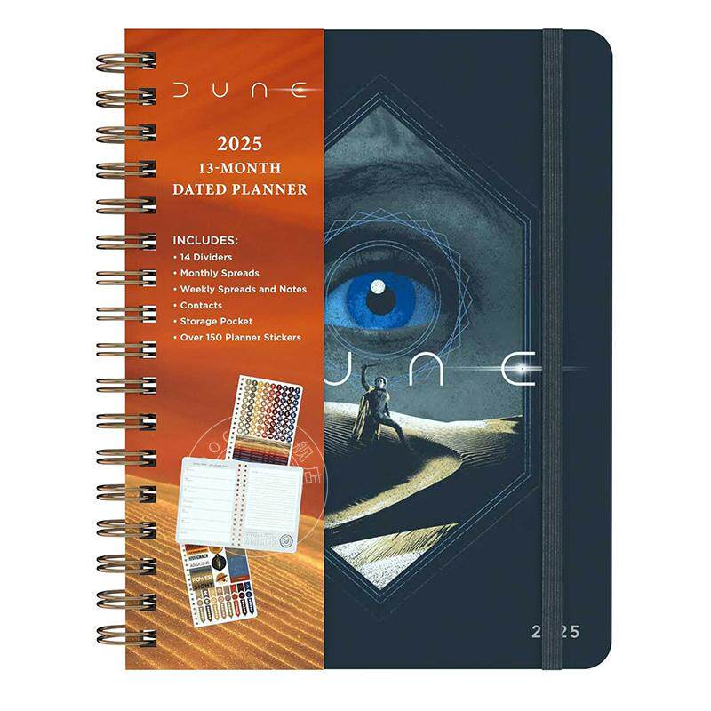 现货 沙丘：第二部 2025年周历 13个月周计划表 英文原版 2025 Dune: Part 2 13-Month Weekly Planner