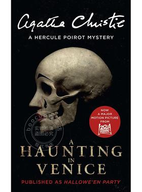 现货 万圣节前夜的谋杀案：《威尼斯惊魂夜》原著 电影封面版 大侦探波洛 英文原版 Hallowe’en Party
