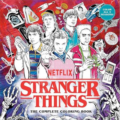 怪奇物语：涂色书 全5季网飞电视剧周边书 英文原版 Stranger Things: The Complete Coloring Book