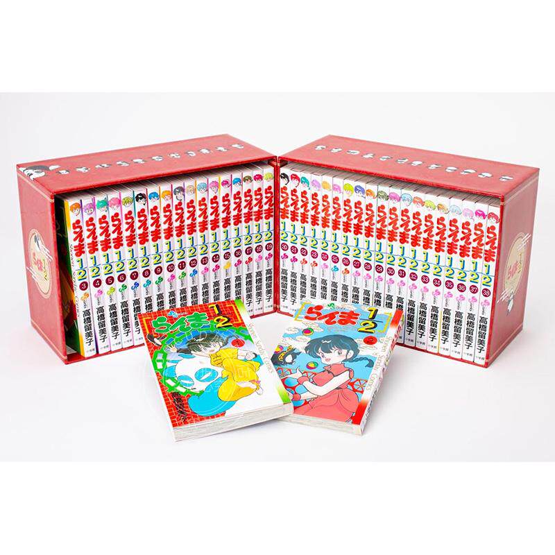 现货 进口日文 漫画 乱马1/2 らんま1／2 SSC完全復刻BOX 含复制原画与收纳盒 高桥留美子