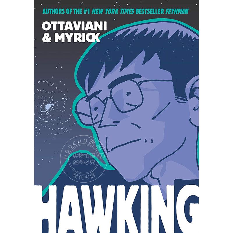 现货 霍金 Jim Ottaviani科学家自传漫画系列 英文原版 Hawking