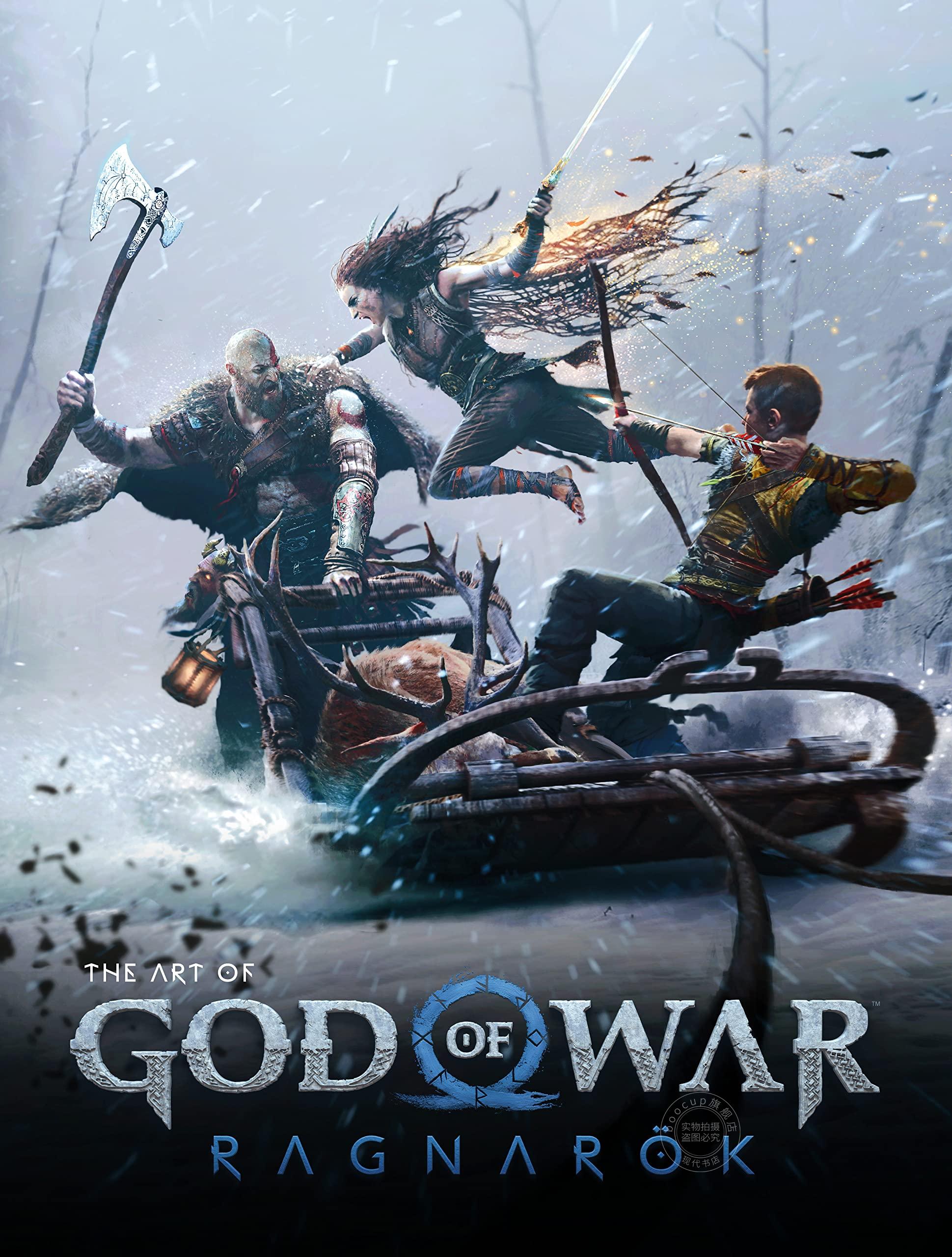 战神诸神黄昏 游戏艺术设定集画册 圣莫尼卡工作室 英文原版 The Art of God of War Ragnarok Deluxe Edition PS5游戏周边