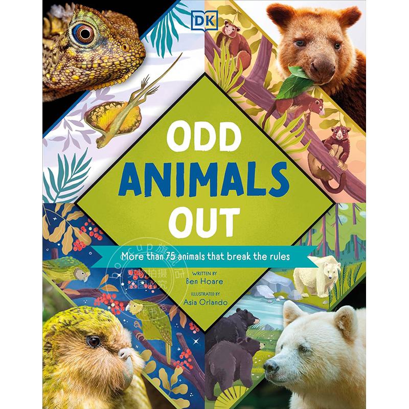 现货 奇特的动物 DK出版社 儿童科普 英文原版 Odd Animals Out 7-9岁
