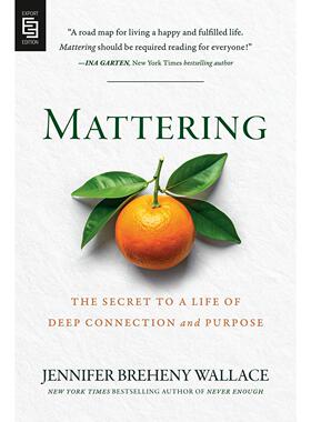 存在意义 深度联结与生命意义的奥秘 Jennifer Breheny Wallace 英文原版 Mattering