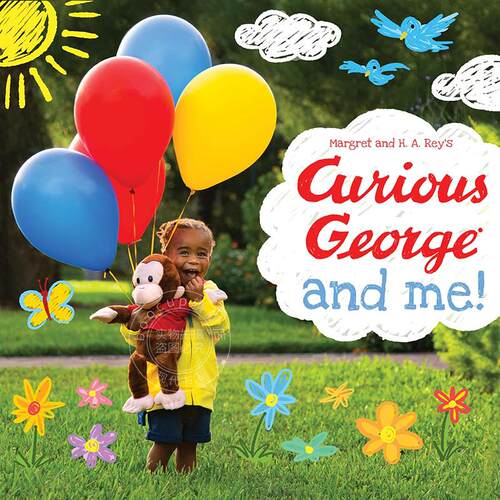 好奇的乔治和我 儿童绘本纸板书 英文原版 Curious George and Me Padded Board Book 0-4岁