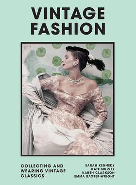 现货 复古时尚：服装设计经典艺术书 时尚摄影作品集画册 英文原版 Vintage Fashion PLC: Collecting and wearing designer class
