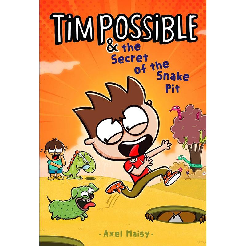蒂姆波普斯与蛇坑的秘密 儿童文学读物 英文原版 Tim Possible & the Secret of the Snake Pit 7-10岁