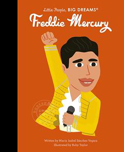 现货 小人物,大梦想 弗雷迪·默丘里 儿童绘本人物传记 英文原版 Freddie Mercury