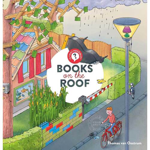 这有可能吗？屋顶藏书 趣味寻宝互动绘本 英文原版 Is That Possible? Books on the Roof 5-10岁