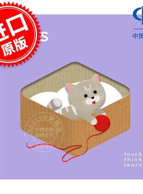 触摸?思考?学习：宠物 儿童触觉启蒙绘本书 英文原版 TouchThinkLearn: Pets 2-4岁