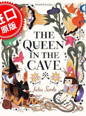 预售 洞穴里的女王 Julia Sarda插画 英文原版 The Queen in the Cave 插画绘本 儿童英语学习读物 5-9岁