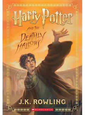 现货 哈利波特与死亡圣器 学乐出版社新版 英文原版 Harry Potter and the Deathly Hallows Scholastic JK罗琳