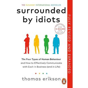 现货 被白痴包围:人类行为的四种模式 英文原版 Surrounded by Idiots 如何理解那些无法理解的人 人际交流 心理学 肢体语言