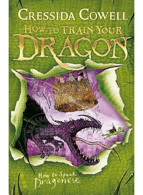 预售 驯龙高手3 如何说龙语 儿童文学小说 Cressida Cowell 英文原版 How to Train Your Dragon How To Speak Dragonese 9-11岁