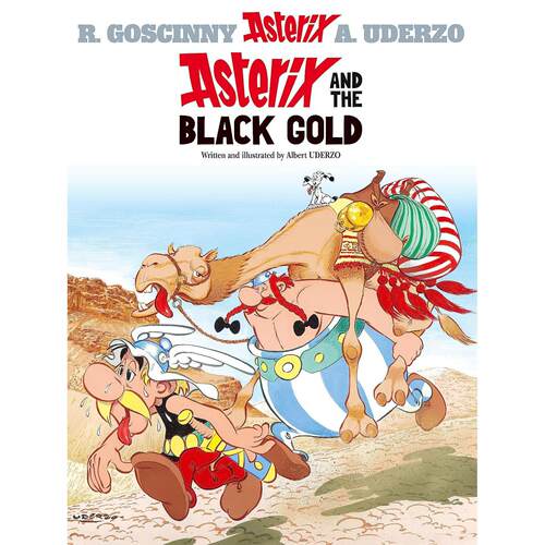 高卢英雄历险记：黑色金子 儿童趣味漫画小说 英文原版 Asterix and the Black Gold 6-11岁