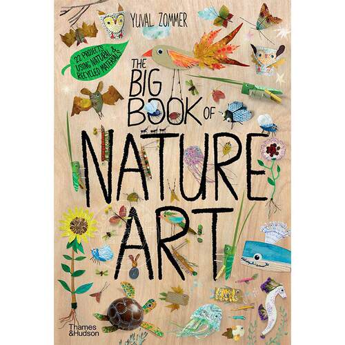 自然艺术大书 儿童科普绘本故事书 Yuval Zommer 英文原版 The Big Book of Nature Art