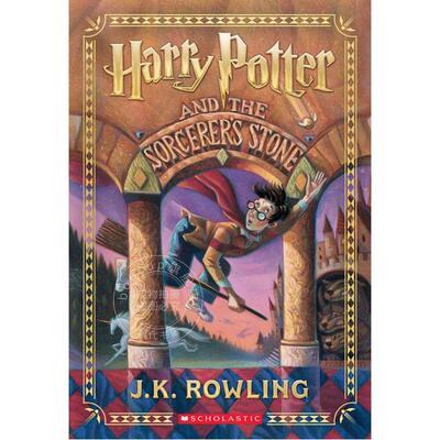 现货 哈利波特与魔法石 学乐出版社新版 英文原版 Harry Potter and the Sorcerer's Stone Scholastic JK罗琳