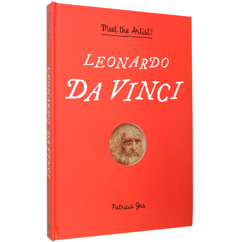 遇见艺术家：莱昂纳多达芬奇 英文原版 Leonardo Da Vinci: Meet the Artist! 文艺复兴三杰 立体书 艺术画作
