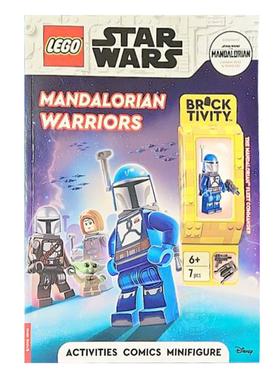 现货 乐高星球大战：曼达洛战士（附带曼达洛舰队指挥官乐高迷你模型）英文原版 LEGO Star Wars: Mandalorian Warriors 7-9岁