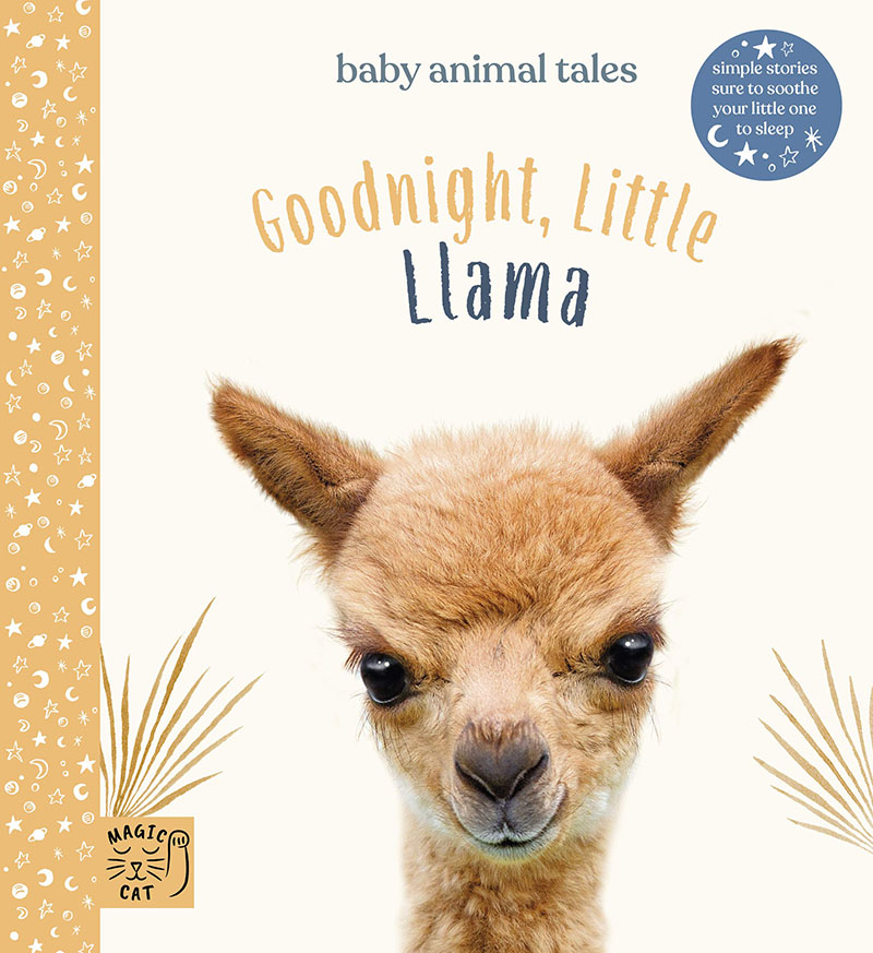 现货 晚安小羊驼 儿童小动物绘本故事书 英文原版 Goodnight, Little Llama Magic Cat绘本