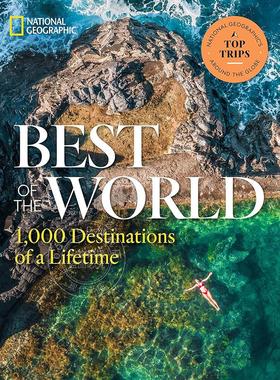 现货 世界旅游圣地 1000个目的地 英文原版 Best of the World: 1,000 Destinations of a Lifetime