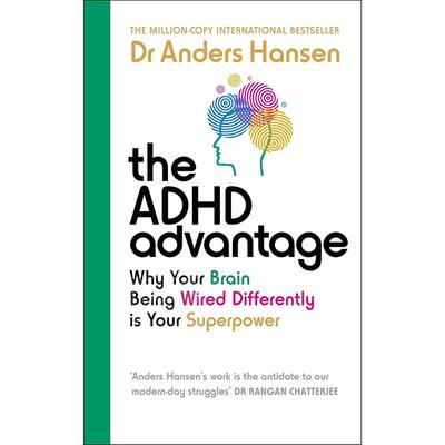 现货 多动症的优势：为什么你的大脑线路不同是你的超能力 Dr Anders Hansen 英文原版 The ADHD Advantage: Why Your Brain Being