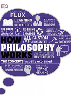 现货 DK百科 哲学是如何运作 英文原版 How Philosophy Works: The concepts visually explained