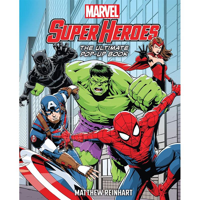 漫威超级英雄立体书 英文原版 Marvel Super Heroes: The Ultimate Pop-Up Book