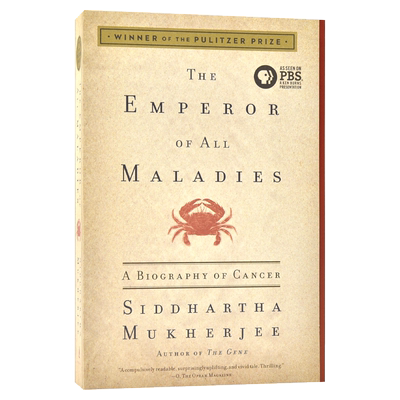 现货 众病之王 癌症传 英文原版 The Emperor of All Maladies 悉达多·穆克吉 医学科普类书籍