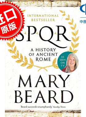 预售 罗马元老院与人民 一部古罗马史 社科历史 和玛丽比尔德一起寻访古罗马 英文原版 SPQR: A History of Ancient Rome